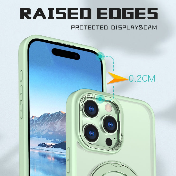 For iPhone 16 Pro Wing Series MagSafe Magnetic Ring Holder Phone Case