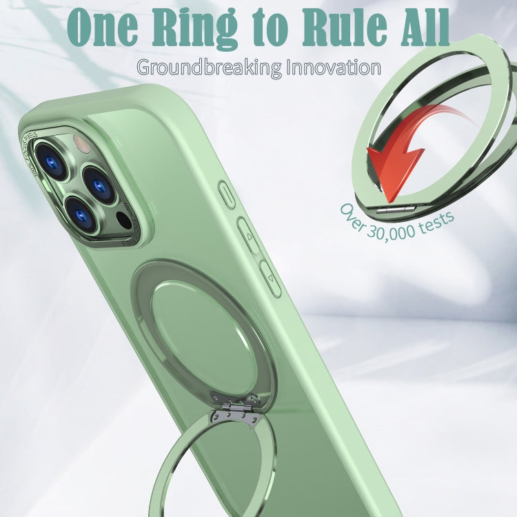 For iPhone 16 Pro Wing Series MagSafe Magnetic Ring Holder Phone Case