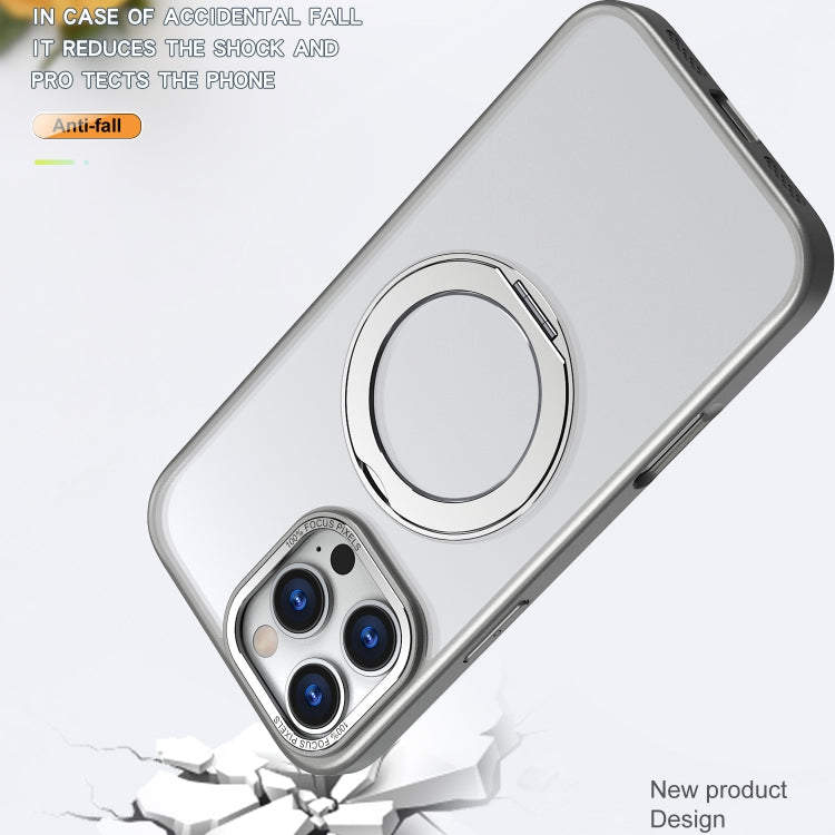 For iPhone 16 Pro Wing Series MagSafe Magnetic Ring Holder Phone Case