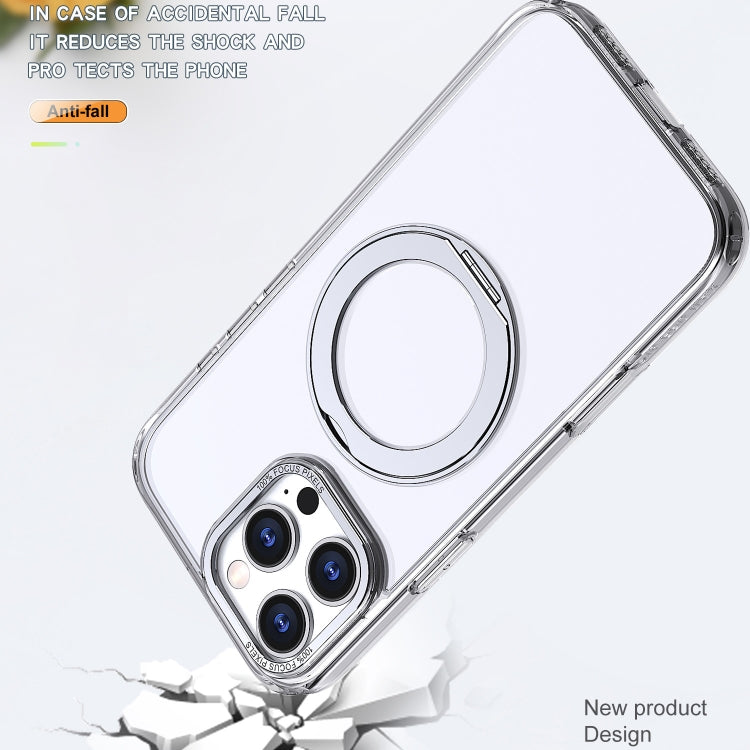 For iPhone 16 Pro Wing Series MagSafe Magnetic Ring Holder Phone Case