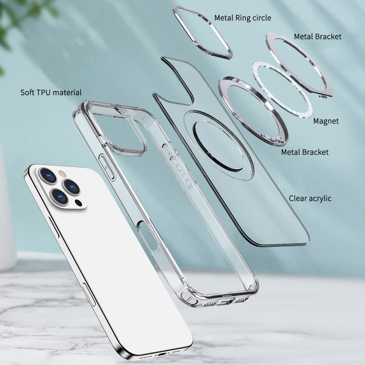 For iPhone 16 Pro Wing Series MagSafe Magnetic Ring Holder Phone Case