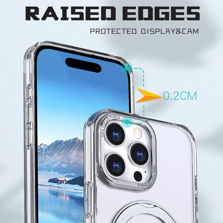 For iPhone 16 Pro Wing Series MagSafe Magnetic Ring Holder Phone Case