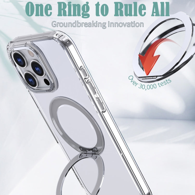 For iPhone 16 Pro Wing Series MagSafe Magnetic Ring Holder Phone Case