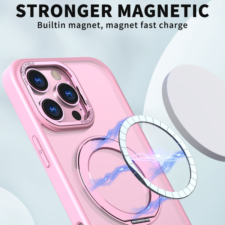 For iPhone 16 Pro Wing Series MagSafe Magnetic Ring Holder Phone Case