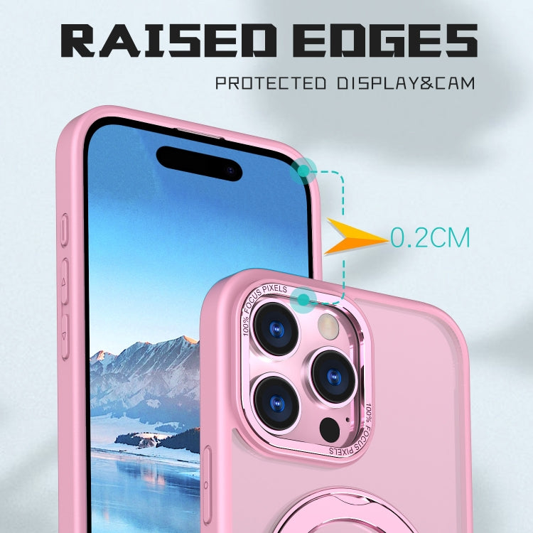For iPhone 16 Pro Wing Series MagSafe Magnetic Ring Holder Phone Case
