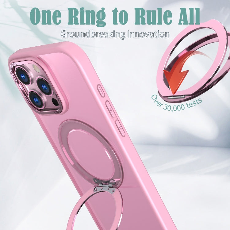 For iPhone 16 Pro Wing Series MagSafe Magnetic Ring Holder Phone Case