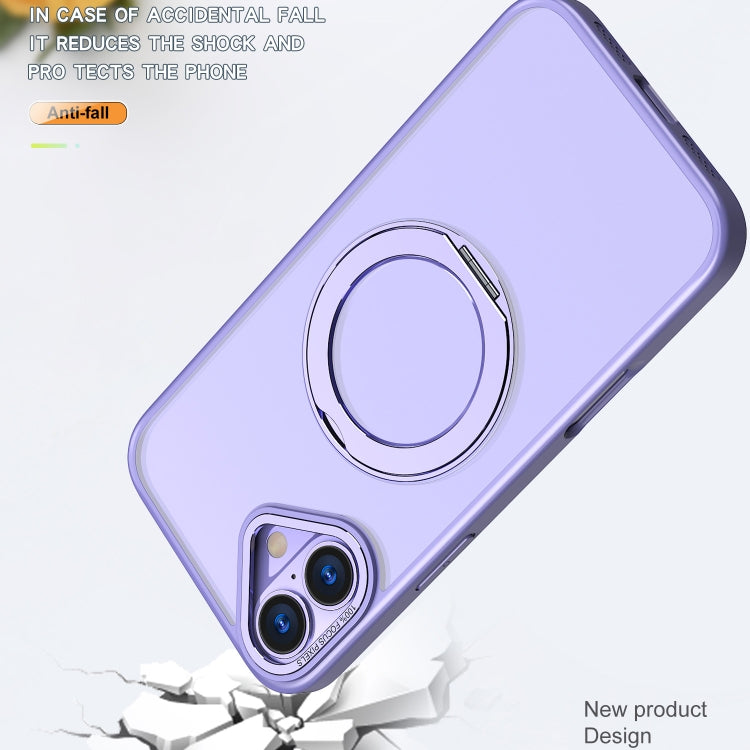 For iPhone 16 Plus Wing Series MagSafe Magnetic Ring Holder Phone Case