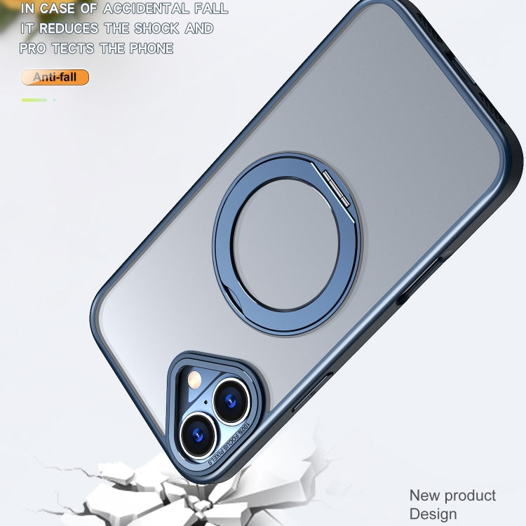 For iPhone 16 Plus Wing Series MagSafe Magnetic Ring Holder Phone Case
