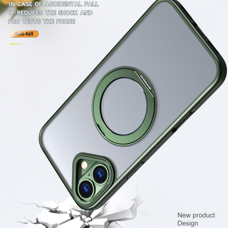 For iPhone 16 Plus Wing Series MagSafe Magnetic Ring Holder Phone Case
