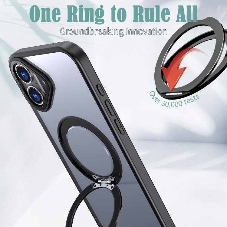 For iPhone 16 Wing Series MagSafe Magnetic Ring Holder Phone Case