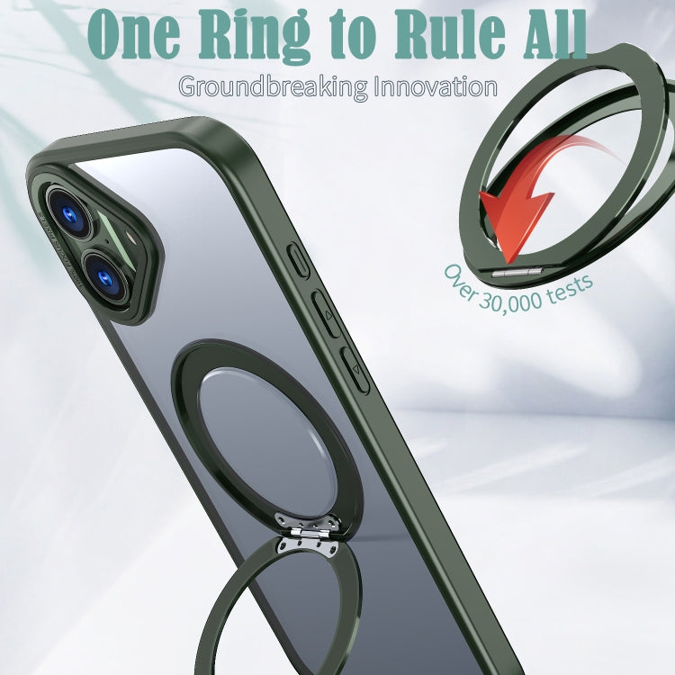 For iPhone 16 Wing Series MagSafe Magnetic Ring Holder Phone Case