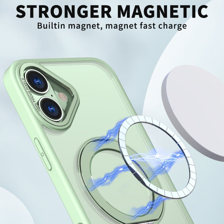 For iPhone 16 Wing Series MagSafe Magnetic Ring Holder Phone Case
