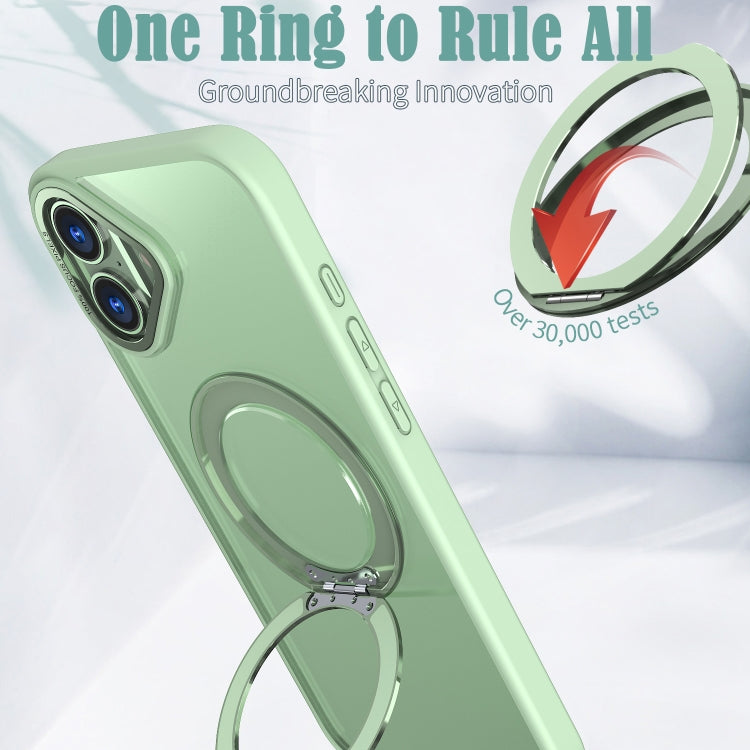 For iPhone 16 Wing Series MagSafe Magnetic Ring Holder Phone Case