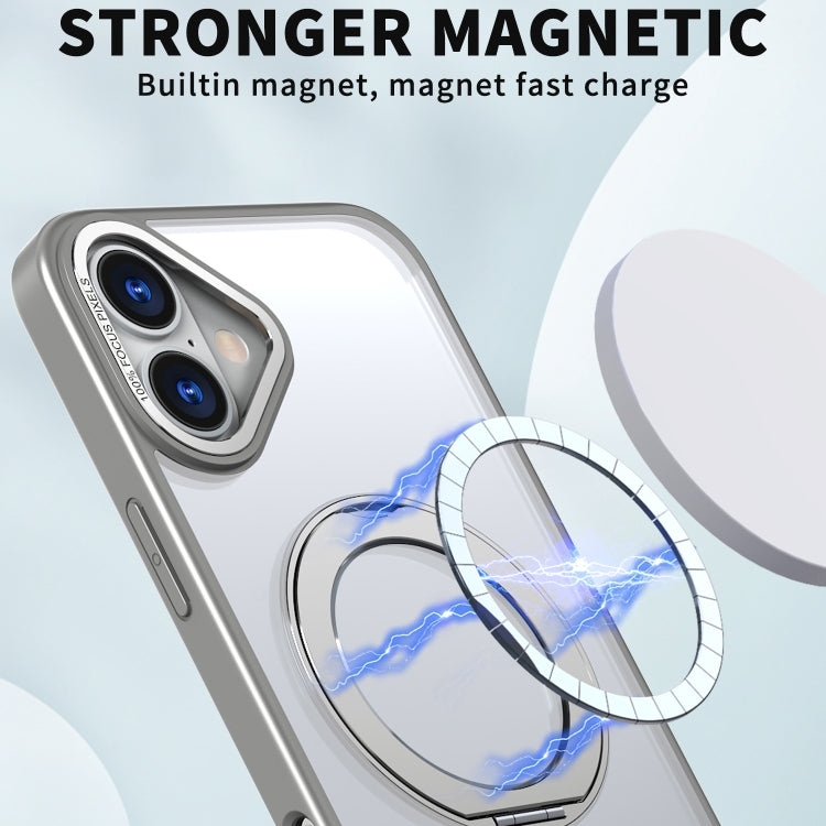For iPhone 16 Wing Series MagSafe Magnetic Ring Holder Phone Case