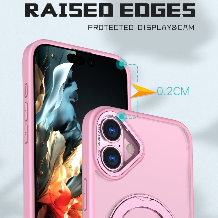 For iPhone 16 Wing Series MagSafe Magnetic Ring Holder Phone Case