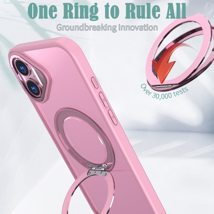 For iPhone 16 Wing Series MagSafe Magnetic Ring Holder Phone Case