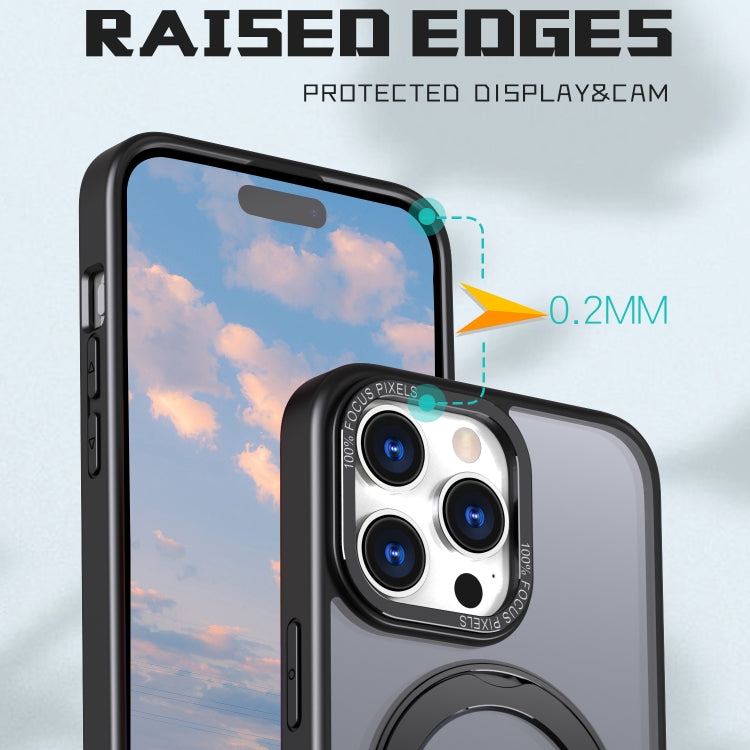 For iPhone 15 Pro Max Wing Series MagSafe Magnetic Ring Holder Phone Case