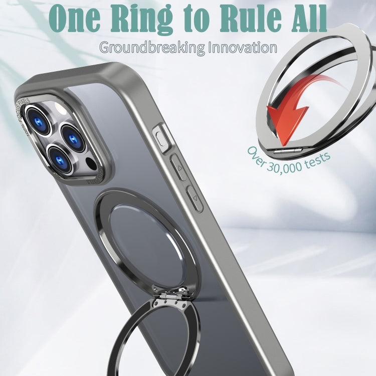 For iPhone 15 Pro Max Wing Series MagSafe Magnetic Ring Holder Phone Case