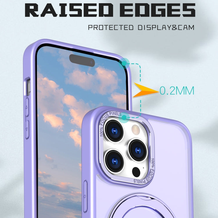 For iPhone 15 Pro Wing Series MagSafe Magnetic Ring Holder Phone Case