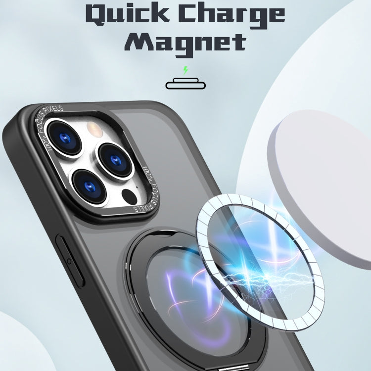 For iPhone 15 Pro Wing Series MagSafe Magnetic Ring Holder Phone Case