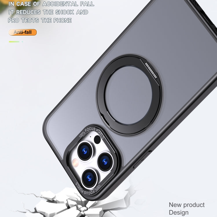 For iPhone 15 Pro Wing Series MagSafe Magnetic Ring Holder Phone Case