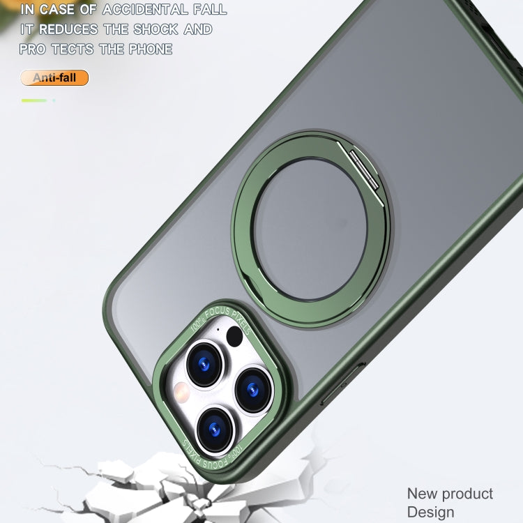 For iPhone 15 Pro Wing Series MagSafe Magnetic Ring Holder Phone Case