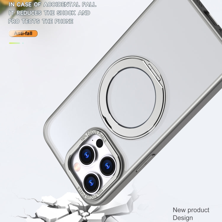 For iPhone 15 Pro Wing Series MagSafe Magnetic Ring Holder Phone Case