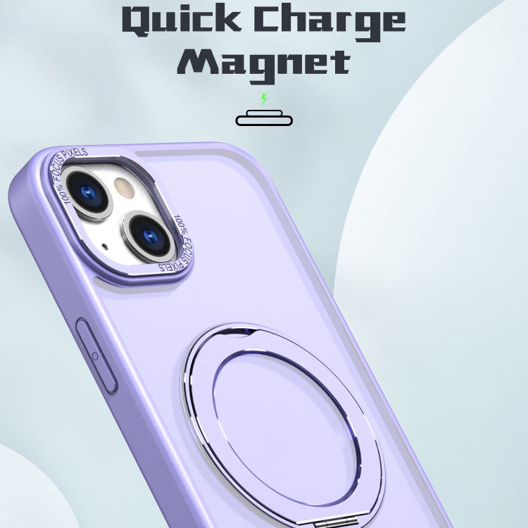 For iPhone 15 Plus Wing Series MagSafe Magnetic Ring Holder Phone Case