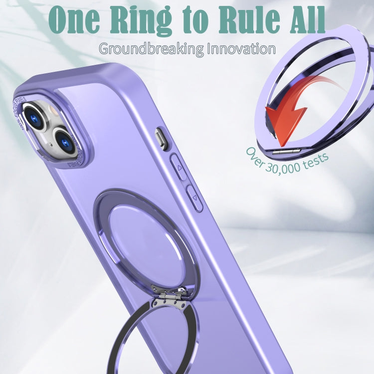 For iPhone 15 Plus Wing Series MagSafe Magnetic Ring Holder Phone Case