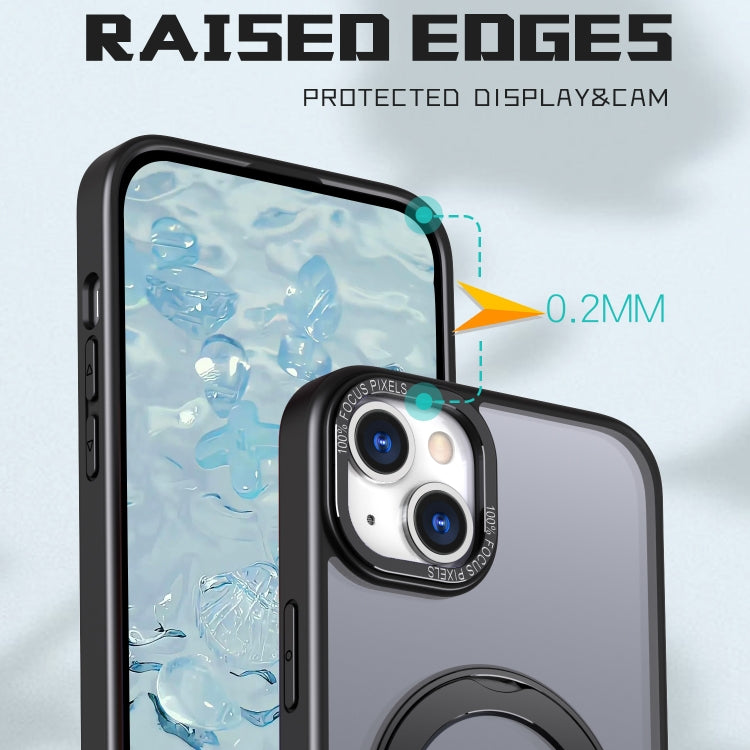 For iPhone 15 Plus Wing Series MagSafe Magnetic Ring Holder Phone Case