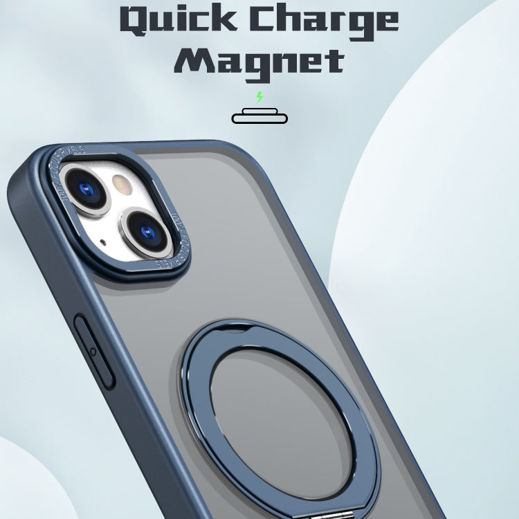 For iPhone 15 Plus Wing Series MagSafe Magnetic Ring Holder Phone Case