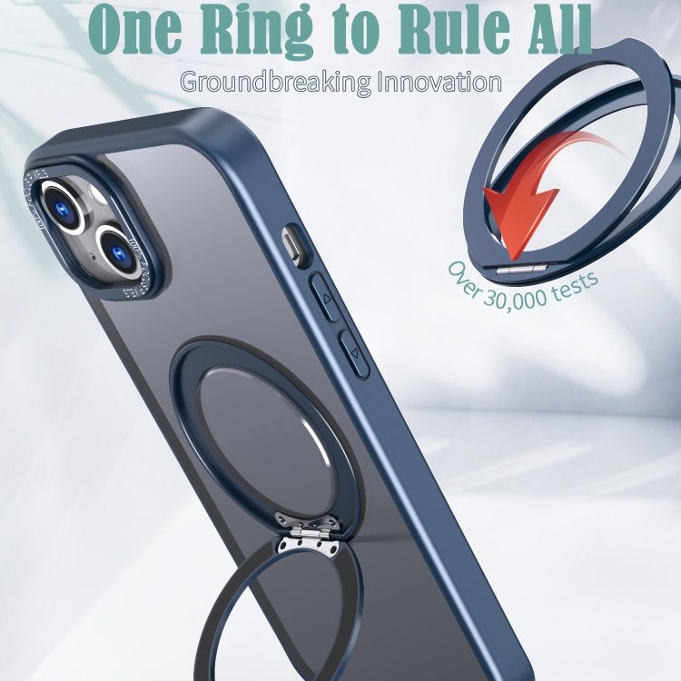 For iPhone 15 Plus Wing Series MagSafe Magnetic Ring Holder Phone Case