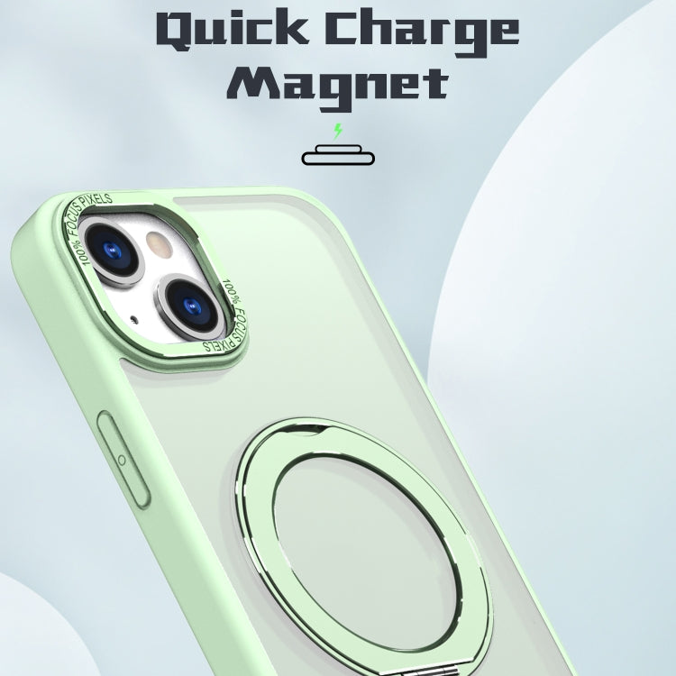 For iPhone 15 Plus Wing Series MagSafe Magnetic Ring Holder Phone Case