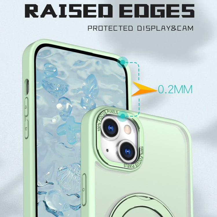 For iPhone 15 Plus Wing Series MagSafe Magnetic Ring Holder Phone Case