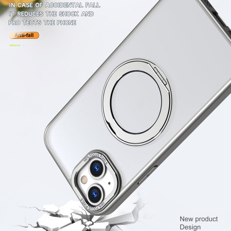 For iPhone 15 Plus Wing Series MagSafe Magnetic Ring Holder Phone Case