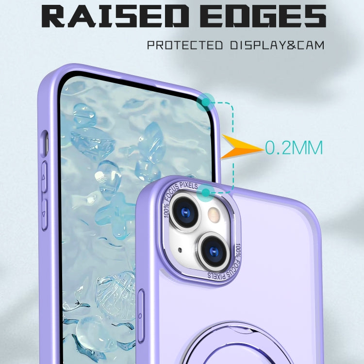 For iPhone 15 Wing Series MagSafe Magnetic Ring Holder Phone Case
