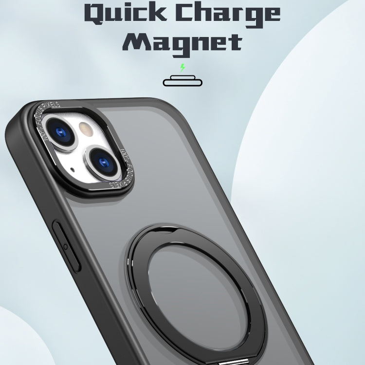 For iPhone 15 Wing Series MagSafe Magnetic Ring Holder Phone Case