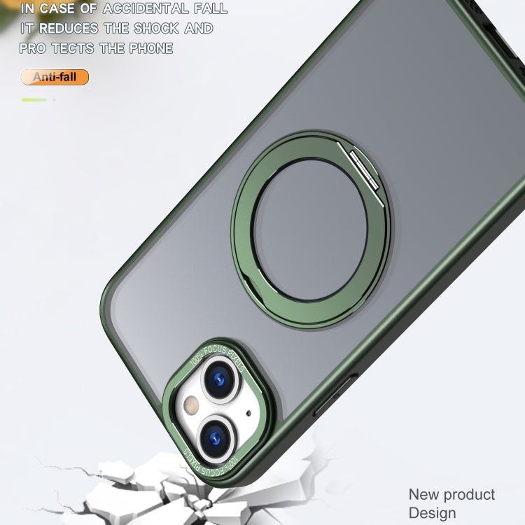 For iPhone 15 Wing Series MagSafe Magnetic Ring Holder Phone Case