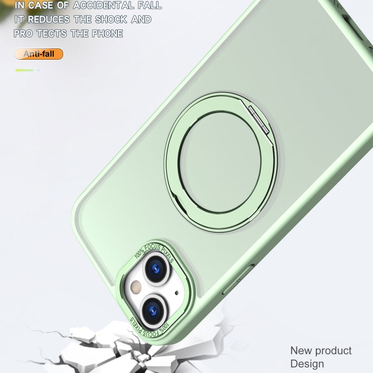 For iPhone 15 Wing Series MagSafe Magnetic Ring Holder Phone Case