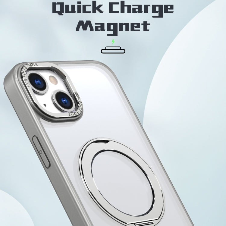 For iPhone 15 Wing Series MagSafe Magnetic Ring Holder Phone Case