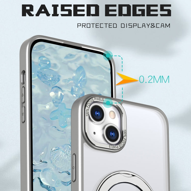 For iPhone 15 Wing Series MagSafe Magnetic Ring Holder Phone Case