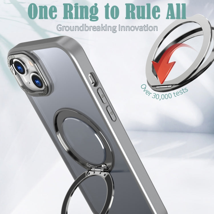 For iPhone 15 Wing Series MagSafe Magnetic Ring Holder Phone Case