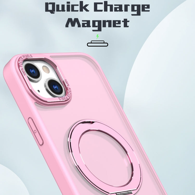 For iPhone 15 Wing Series MagSafe Magnetic Ring Holder Phone Case