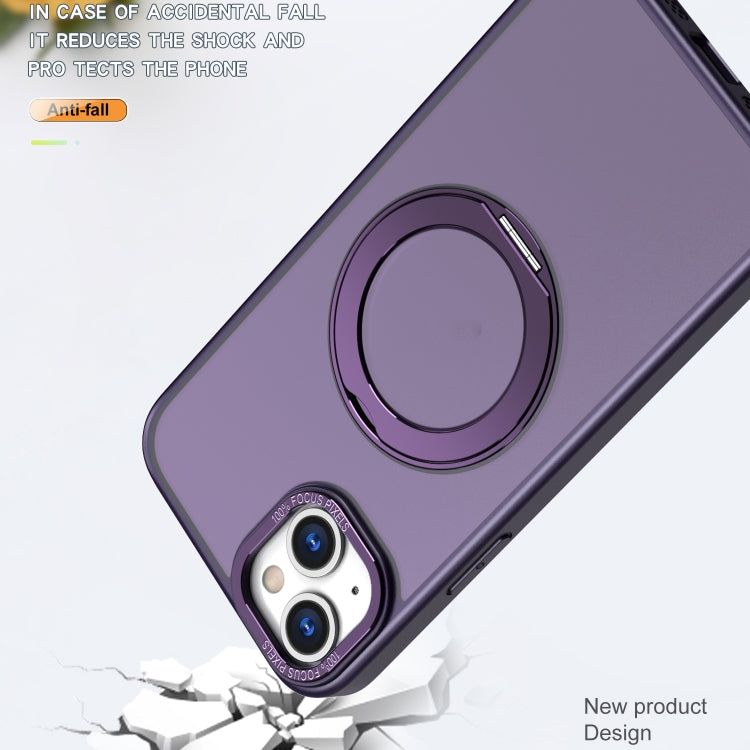 For iPhone 15 Wing Series MagSafe Magnetic Ring Holder Phone Case