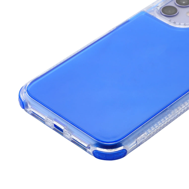 For iPhone 12 / 12 Pro 3 In 1 Dreamland PC + TPU Solid Color Transparent Border Protective Case