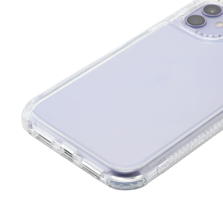 For iPhone 12 Pro Max 3 In 1 Dreamland PC + TPU Solid Color Transparent Border Protective Case