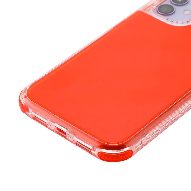For iPhone 12 Pro Max 3 In 1 Dreamland PC + TPU Solid Color Transparent Border Protective Case