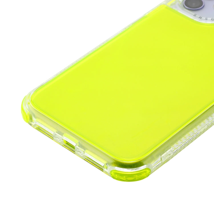 For iPhone 12 Pro Max 3 In 1 Dreamland PC + TPU Solid Color Transparent Border Protective Case