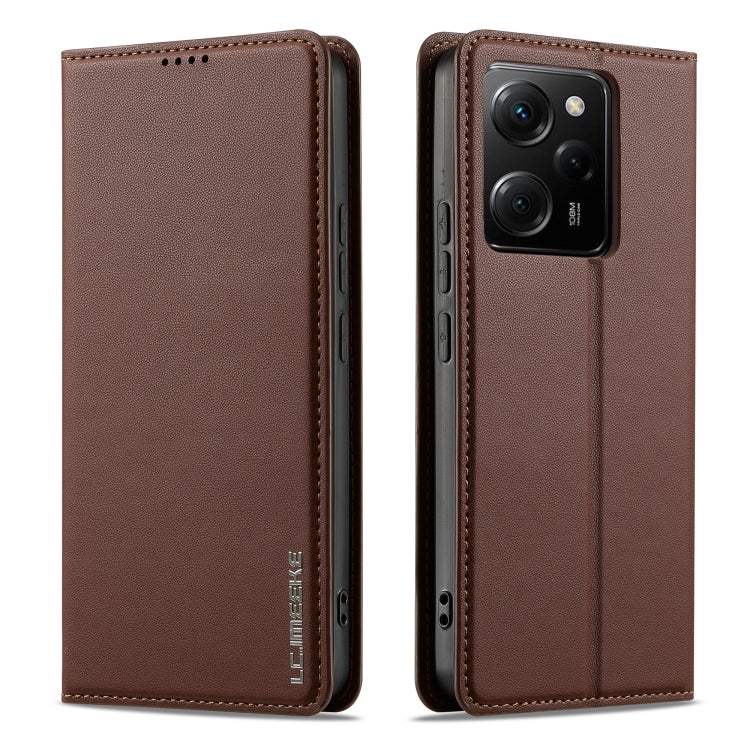 For Xiaomi Poco X5 LC.IMEEKE L1 Series Frosted Fine Texture PU Phone Case