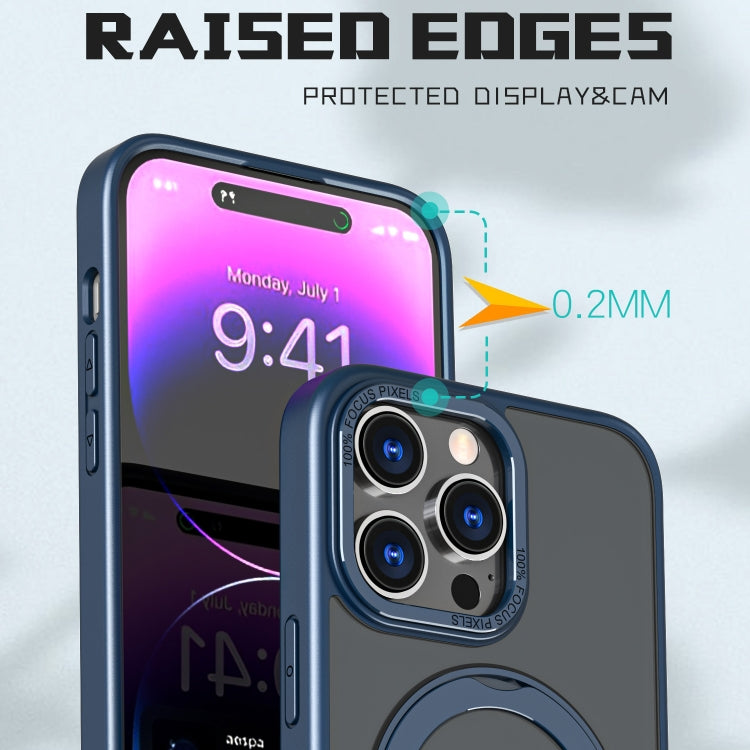 For iPhone 14 Pro Wing Series MagSafe Magnetic Ring Holder Phone Case